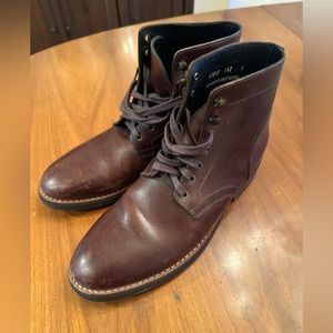 Thursday Boot Company Men’s Brown Leather Lace Up Boots (Size 9.5)
